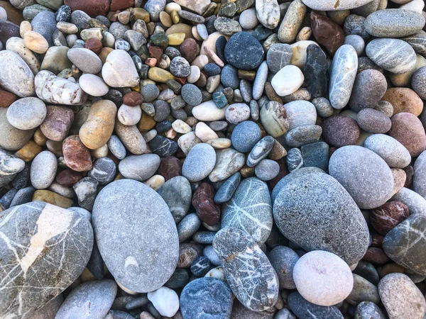Kleurrijke Mooie Stenen Achtergrond Textuur — Stockfoto