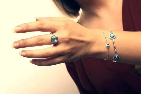 Diamanten Sieraden Luxe Fashion Sieraden — Stockfoto