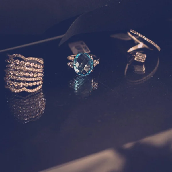 Joyas Diamantes Joyas Lujo Moda —  Fotos de Stock