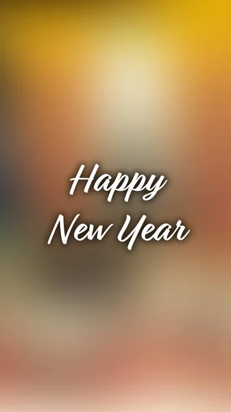 Blurred Background Happy New Year — Stock Photo, Image