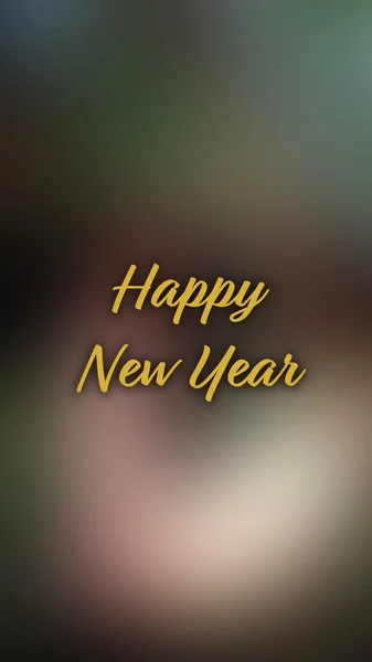 Blurred Background Happy New Year — Stock Photo, Image