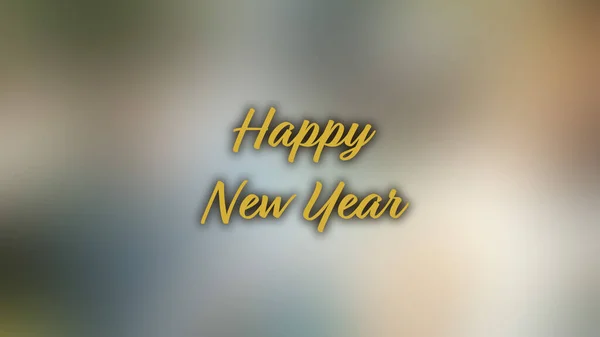 Blurred Background Happy New Year — Stock Photo, Image