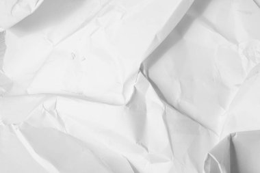 Beyaz buruşmuş kağıt arkaplan grunge doku arkaplanı