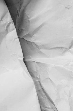 Beyaz buruşmuş kağıt arkaplan grunge doku arkaplanı
