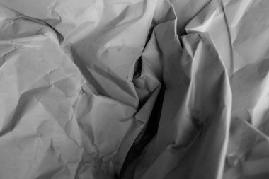 Beyaz buruşmuş kağıt arkaplan grunge doku arkaplanı