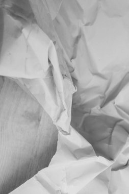 Beyaz buruşmuş kağıt arkaplan grunge doku arkaplanı