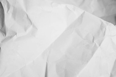 Beyaz buruşmuş kağıt arkaplan grunge doku arkaplanı