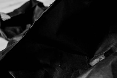 siyah buruşmuş kağıt arkaplan grunge doku arkaplanı