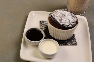 dondurma çikolatalı sufle