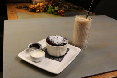 dondurma çikolatalı sufle