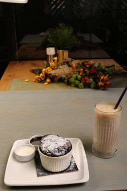 dondurma çikolatalı sufle