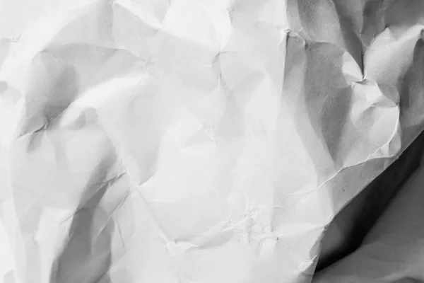 White Creased Crumpled Paper Background Grunge Texture Backdrop — Stock Photo, Image