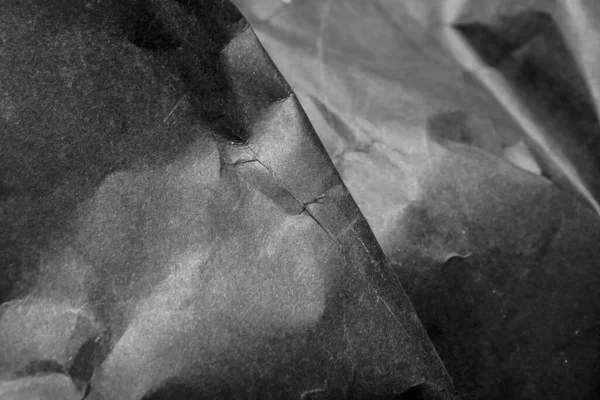 Preto Vincado Crumpled Papel Fundo Grunge Textura Pano Fundo — Fotografia de Stock