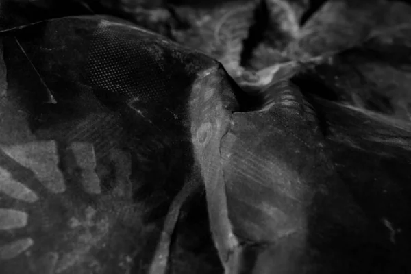Siyah Buruşmuş Kağıt Arkaplan Grunge Doku Arkaplanı — Stok fotoğraf