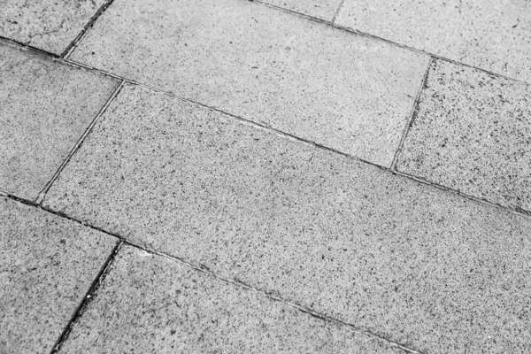 Szürke Tégla Stone Pavement Textúra Háttér — Stock Fotó