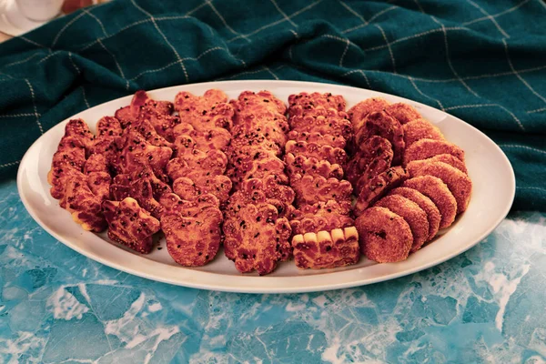 Biscuits Aux Pépites Chocolat Noir — Photo