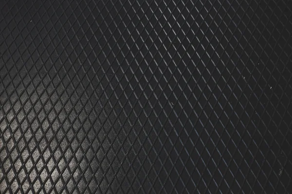 Schwarz Metall Textur Stahl Hintergrund Lochblech — Stockfoto