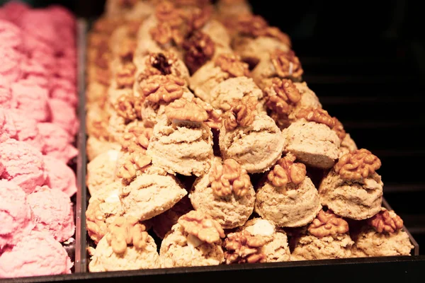 Grupo Galletas Surtidas Chip Chocolate Pasas Avena Chocolate Blanco —  Fotos de Stock