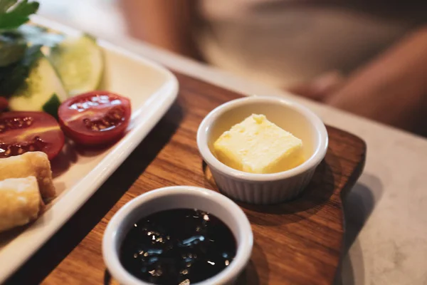 Rich Delicious Turkish Breakfast — Stock Photo, Image