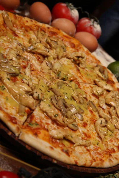 Leckere Mischung Pizza Italienisches Essen — Stockfoto