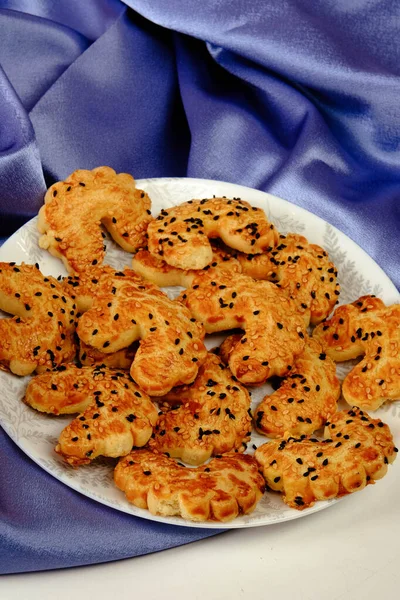 Cookies Med Mörk Choklad Chips — Stockfoto