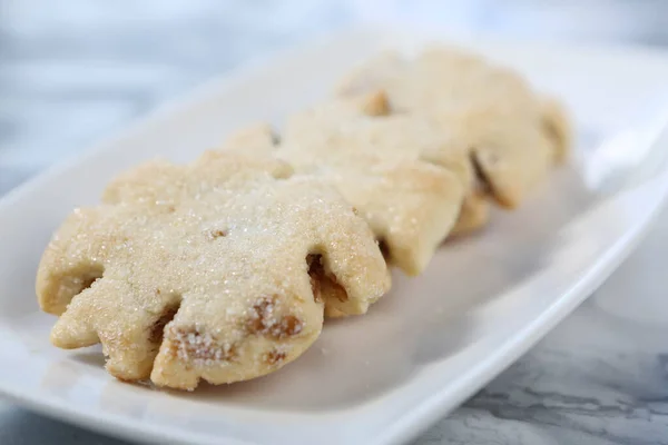 Biscotti Con Gocce Cioccolato Fondente — Foto Stock