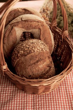 Lezzetli doğal estetik fırınlanmış ekmek