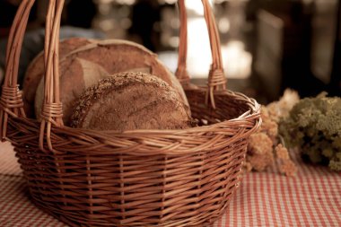 Lezzetli doğal estetik fırınlanmış ekmek