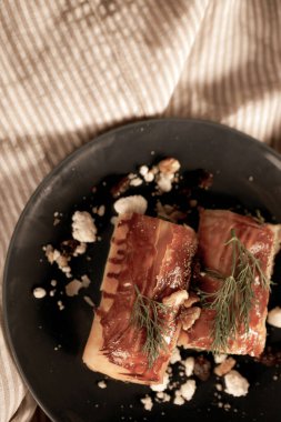 Lezzetli doğal estetik fırınlanmış ekmek