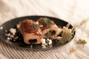 Lezzetli doğal estetik fırınlanmış ekmek