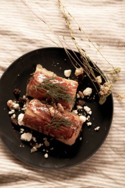 Lezzetli doğal estetik fırınlanmış ekmek