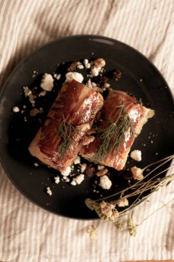 Lezzetli doğal estetik fırınlanmış ekmek