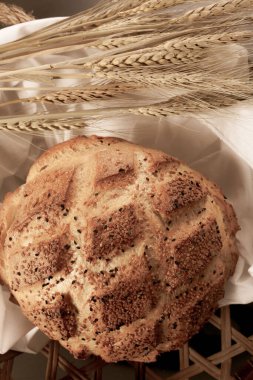 Lezzetli doğal estetik fırınlanmış ekmek