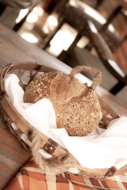 Lezzetli doğal estetik fırınlanmış ekmek