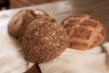 Lezzetli doğal estetik fırınlanmış ekmek