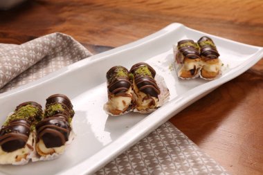 Masada lezzetli bir pasta var.