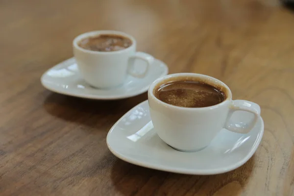 Kopp Turkiskt Kaffe Bordet — Stockfoto