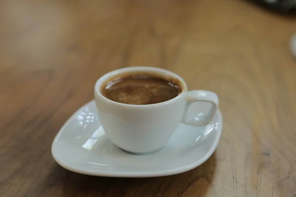 Kopp Turkiskt Kaffe Bordet — Stockfoto