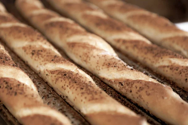 Lahodný Přírodní Estetický Pečený Chléb — Stock fotografie