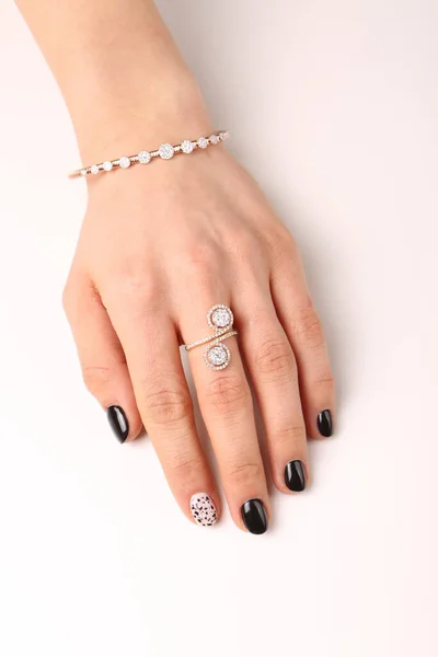 Diamanten Sieraden Luxe Fashion Sieraden — Stockfoto