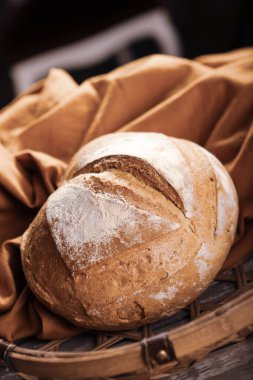 Lezzetli doğal estetik fırınlanmış ekmek