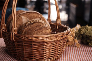 Lezzetli doğal estetik fırınlanmış ekmek