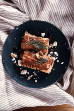 Lezzetli doğal estetik fırınlanmış ekmek