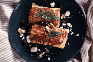 Lezzetli doğal estetik fırınlanmış ekmek