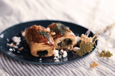 Lezzetli doğal estetik fırınlanmış ekmek