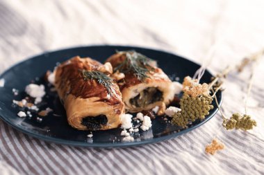 Lezzetli doğal estetik fırınlanmış ekmek