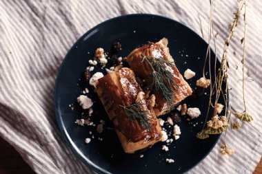 Lezzetli doğal estetik fırınlanmış ekmek