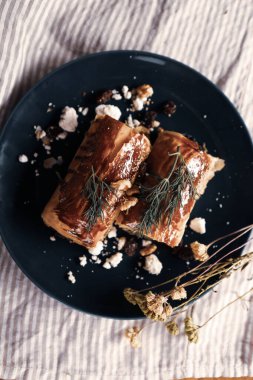 Lezzetli doğal estetik fırınlanmış ekmek