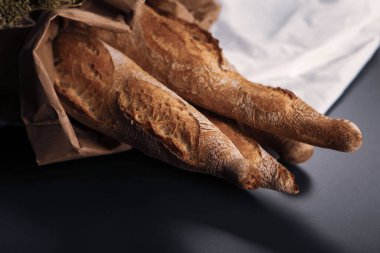 Lezzetli doğal estetik fırınlanmış ekmek