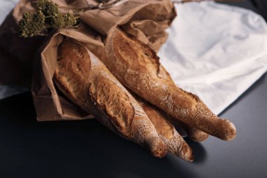 Lezzetli doğal estetik fırınlanmış ekmek